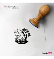 Kişiye Özel Kitap Damgası Kitap Mührü Kaşe Kitap Mühür Özel Damga 77