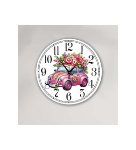 bilge Tasarım Çocuk Odası Duvar Saati 30 x 30 CM (Karışık)