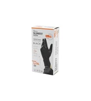 Muayene Eldiveni Pudrasız L-XL Siyah 100'lü Paket