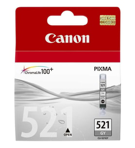 Canon CLI-521GY Grey Gri Mürekkep Kartuş MP260-540-550-620