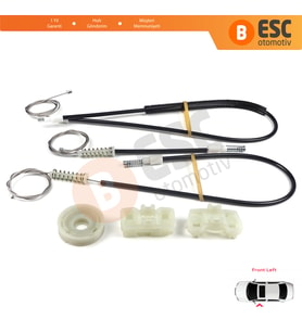 Land Rover Freelander MK1 L314 LN 1997-2006 3/5 Kapı LR006372 İçin Elektrikli Ön Sol Cam Kriko Seti