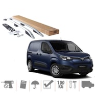 Toyota Proace City Maxi Van Üst Port Bagaj Tavan Çıtası Gri 2019 Sonrası