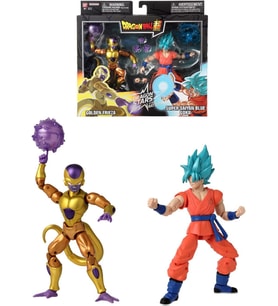 Bandai Super Saiyan Blue Goku Vs Golden Frieza Mücadele Paketi, Dragon Stars Serisi (Krem)