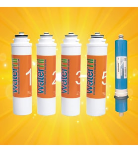 Waterlife Uyumlu Filtre 5 'li Set Waterlife Su Arıtma Filtresi