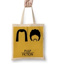 Pulp Fiction Haircuts Movie Silhouette Bez Çanta Uzun Saplı