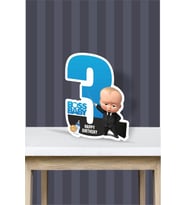 Patron Bebek Boss Baby Temalı - 3 Yaş (40 cm) Ayaklı Rakam Pano