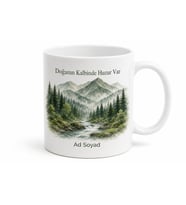 Kastamonu Doğa Hatırası Baskılı Kupa Bardak Hediye Porselen Mug
