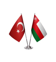 Umman İkili Masa Bayrağı