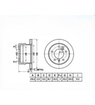 FREN DİSKİ ARKA LT35 M313