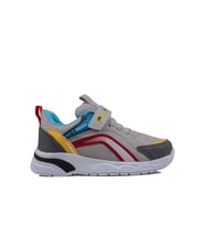 Trend Adımlar Gri Cırt Cırtlı Unisex Çocuk Spor Ayakkabı