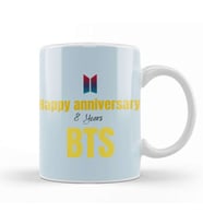 Happy 8 Years To Bts Army Gift Merch Kupa Bardak Porselen