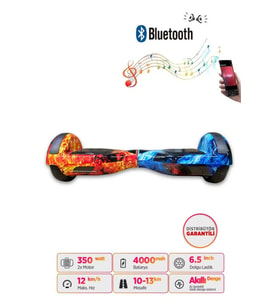 Citymate Hoverboard Elektrikli Kaykay Scooter Bluetooth Hoparlörlü 6.5 inch D10