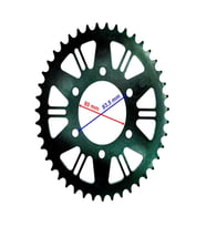 SKM KAWASAKİ UYUMLU ARKA DİŞLİ 520-43T İÇ 80 MM 6 DELİK ZX-6R NİNJA(2007-2015) 636(2007-2012) ÖM