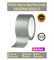Özel Üretim Çok Amaçlı Su Geçirmez Sızdırmaz Güçlü Dayanıklı Izolasyon Gri Tamir Bandı 48 Mm 10 Mt 4