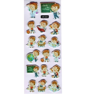 Sticker Kabartmalı Sticker Defter Planlayıcı Etiket (cb543) 16x7 cm- Okul Çocuk Eğitim