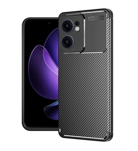 Durukar® Reno 13F Kılıf Auto Focus Karbon Kapak - Siyah
