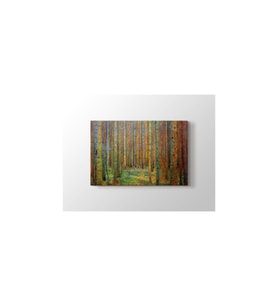 DBSanatevi Gustav Klimt Tannenwald - Çam Ormanı Tablo 50 X 70 Cm