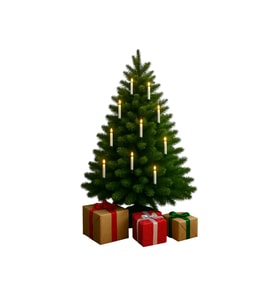 Alevsiz Mandallı Şamdan Mum 8 li Set Uzaktan Kumandalı Noel Özel Gün İçin 13 cm
