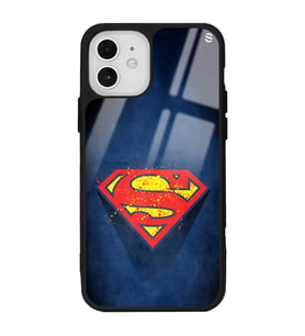 iPhone 12 Pro Superman Tasarımlı Glossy Telefon Kılıfı