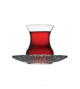 Paşabahçe 95961 Aurora Çay Takımı 6 Adet (Şeffaf)