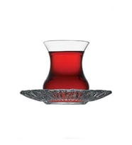 Paşabahçe 95961 Aurora Çay Takımı 6 Adet (Şeffaf)