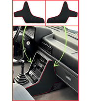 Renault Broadway R9/11 Torpido Orta Konsol Koruma Kırmızı Yan Kaplama Halısı