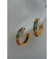 STONEAGE ZİRKON TAŞLI KİLİTLİ KÜPE