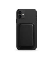 iPhone 12 Heritage Hakiki Deri Cüzdan Magsafe Noir Siyah