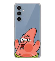 Samsung Galaxy S23 FE Uyumlu Patrick Star Desenli Şeffaf Telefon Kılıfı