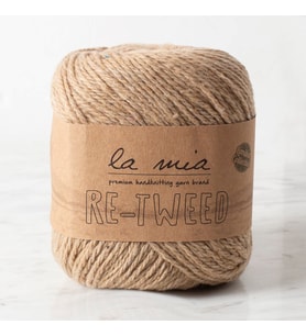 La Mia Re-Tweed Bej Melanj El Örgü İpi - L122 - 34407