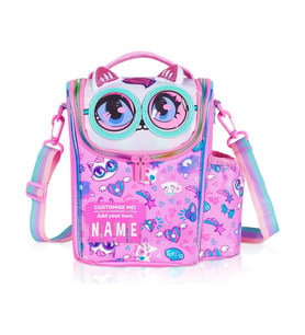 DREAM VEST GÖZLÜKLÜ KEDİ MATARA GÖZLÜ BESLENME ÇANTASI ÇOK RENKLİ (K)