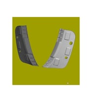 SMART W453 A453 yeni Fortwo III tampon alt ızgarası