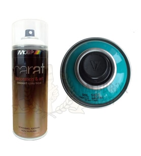 Motip Carat Akrilik Sprey Boya DENİZ MAVİ PARLAK 400 ml - RAL5021