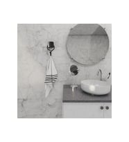 Decorev DC5052 Dekoratif Yapıştırmalı Banyo Mutfak Metal Kancalı Askı Siyah