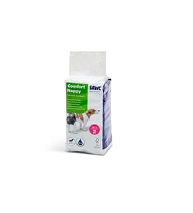 Savic Comfort Nappy Size 1: 12 Adet Tek Kullanımlık Köpek Bezi  Sızdırmaz ve Konforlu