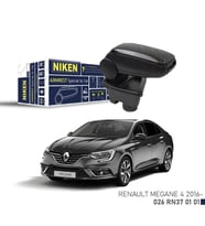 Niken Renault Megane IV 2016+ Sonrası Araca Özel Kol Dayama (Siyah)
