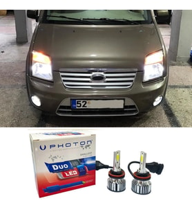 Ford Connect Led Xenon Sis Farı Ampulü H11 Duo Yeni Seri Beyaz 2002-2013