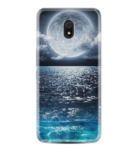 Xiaomi Redmi 8A 8 Pro 9C 9T 10C 11T Pro Kılıf Desenli Silikon Great Moon 1301