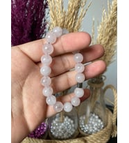 PEMBE KUVARS BİLEKLİK 10MM