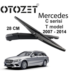 OTOZET Mercedes C-T Serisi Arka Silecek Süpürgesi ve Kolu Set 2007 2014