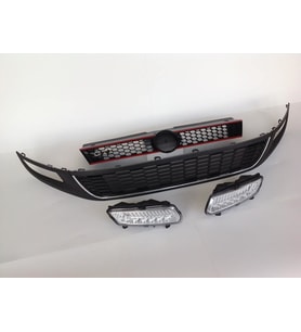 VOLKSWAGEN POLO 2010-2014 PANJUR ORTA IZGARASI LED SİS SET