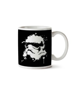 Star Wars Stormtrooper Splatted Helmet İki Tarafı Baskılı Kupa Bardak