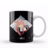 Zero Two From Darling In The Franxx Issho Ni Kupa Bardak Porselen
