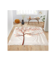 Rovigo Home Dijital Baskı Yıkanabilir Kaymaz Taban Salon Halısı RVG1906-SM225 (Bej)