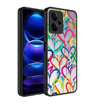 Xiaomi Redmi Note 12 5G Uyumlu Kılıf Aynalı Desenli Kamera Korumalı Parlak Zore Mirror Kapak