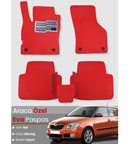 SKODA FABİA 2 (2007-2014) Uyumlu EVA Paspas Tam Set–Oto Paspas,Araca Özel,Kolay Montaj