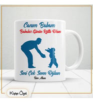 Babalar Günü Özel Hediye Çay Kahve Kupa Bardak-baba32