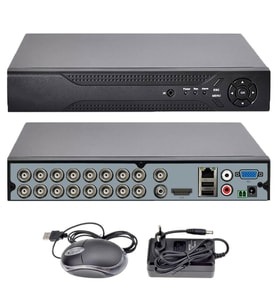 RİOSAT RSD-6016 Ahd Dvr Kayıt Cihazı 16 Kanal 5mp Xmeye (Siyah)