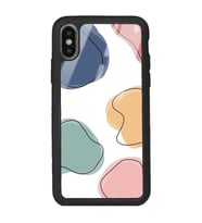 iPhone Xs Max Uyumlu Renkli Milky Tasarımlı Glossy Telefon Kılıfı