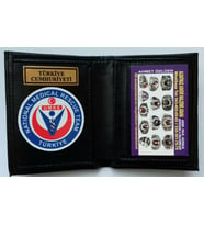 YENI TASARIM-UMKE ROZETLİ CÜZDAN SATINAL-KURUM ADRESINE GONDERILIR